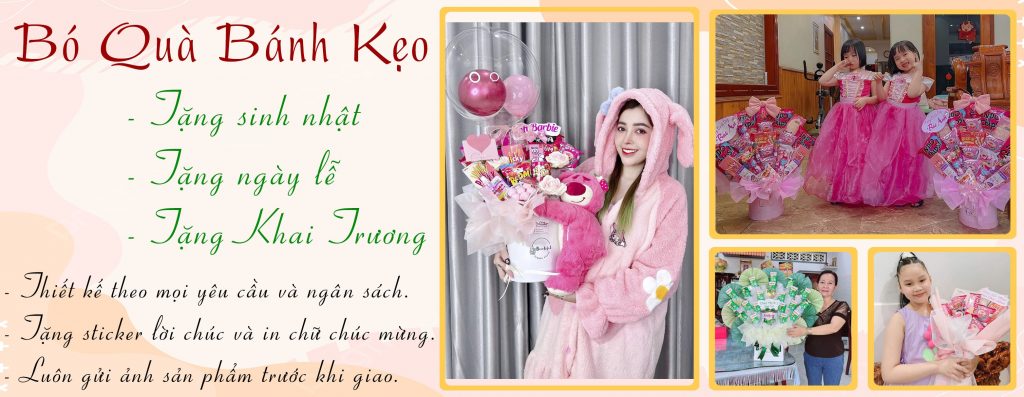 Trụ Hoa Bánh Kẹo – Quà Tặng Sinh Nhật