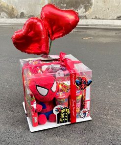 H141 Hoa Bánh Kẹo Snack Box Spiderman (1)